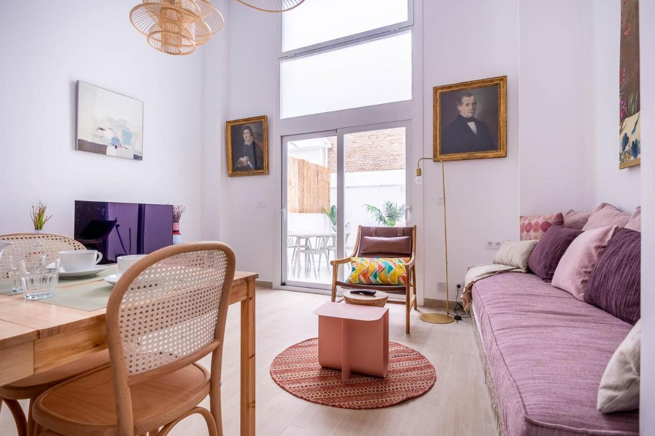 Pop Art Historia De Conde Negro Con Patio Privado Apartman Sevilla Kültér fotó